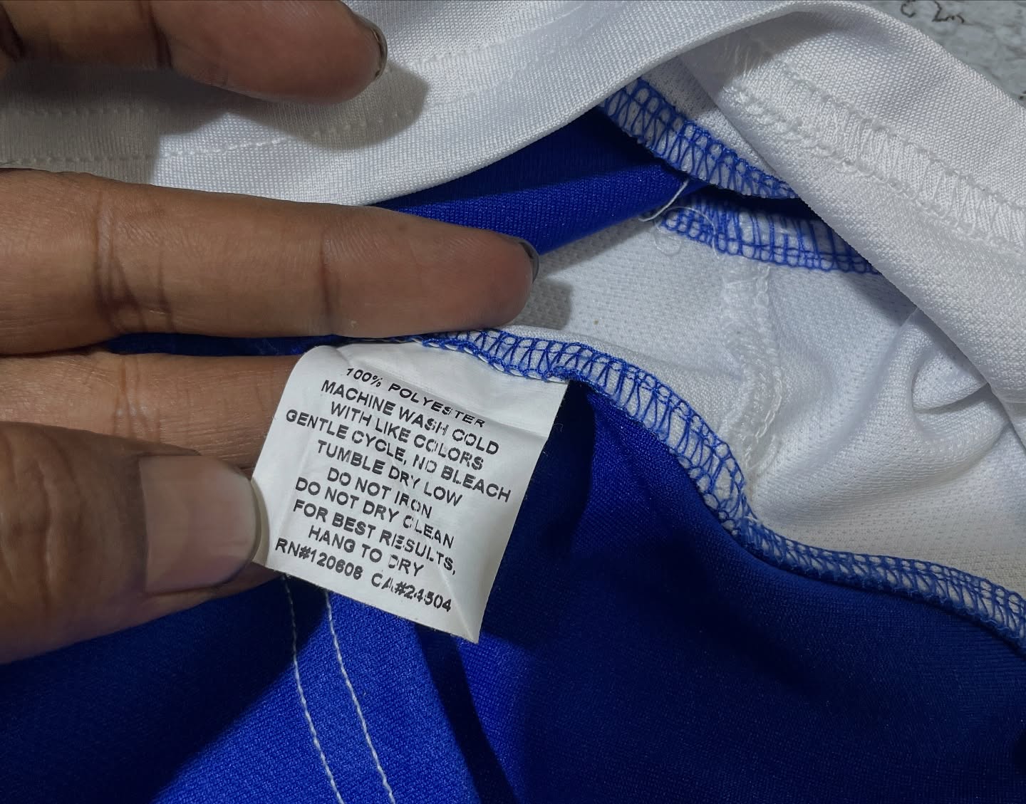 Pony Baseball Jersey Size S Blue