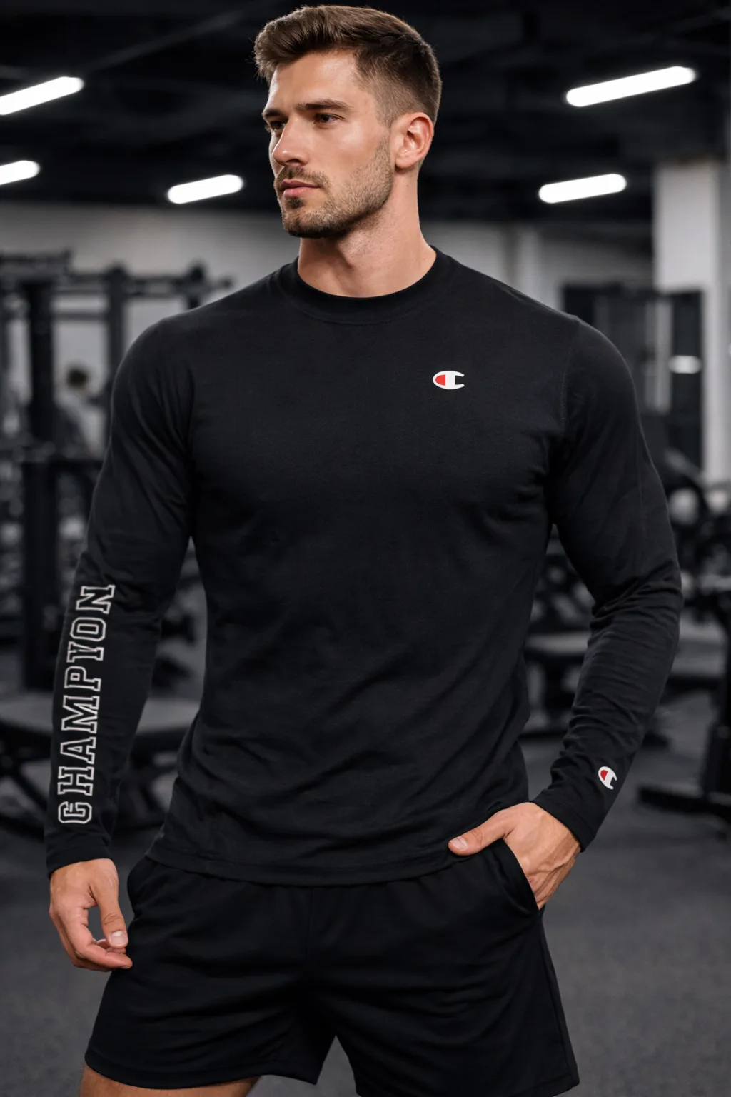 Champion Men's Activewear Tshirt 2Xl Black