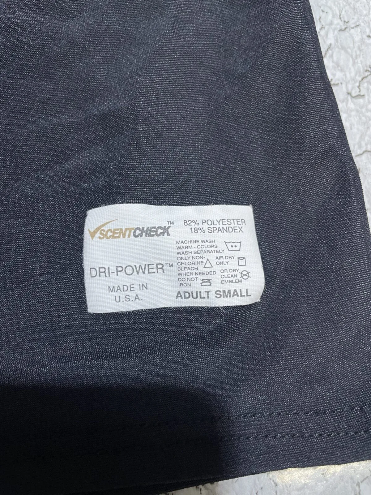 Worth Dri Power Scentcheck Compression Made In USA Size S
