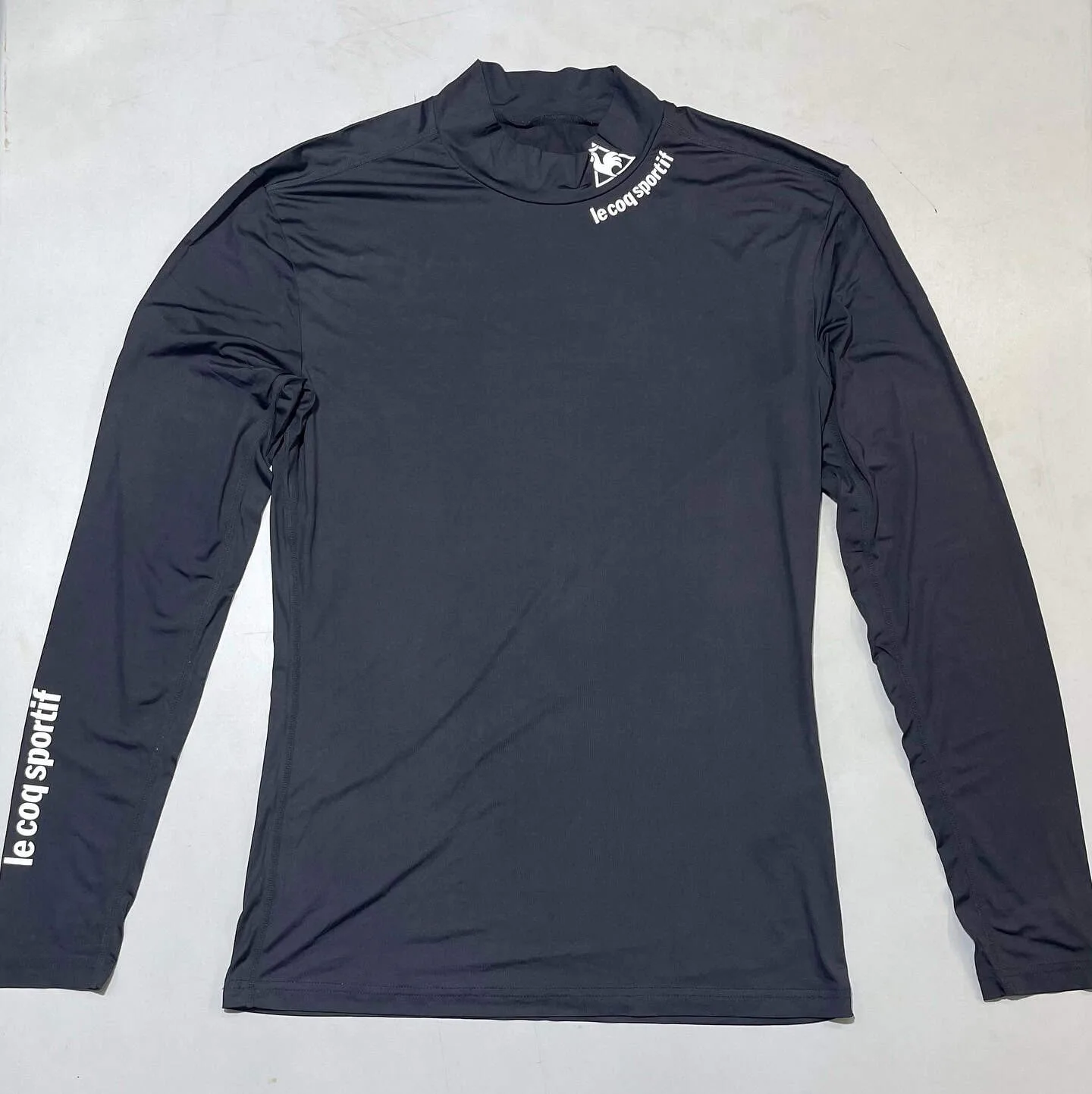 Lecoq Spotiff High Neck Compression Tshirt Black Size M