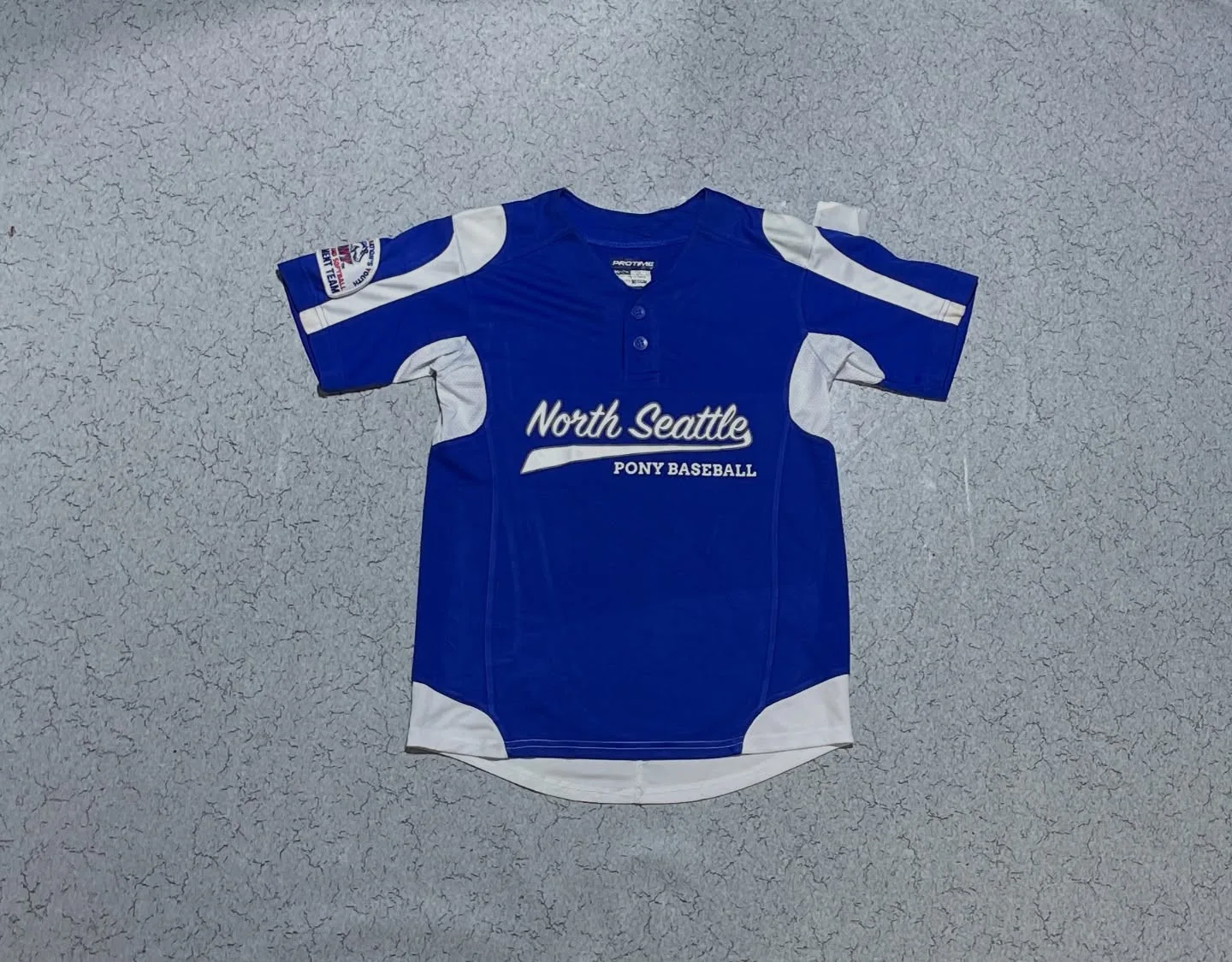 Pony Baseball Jersey Size S Blue