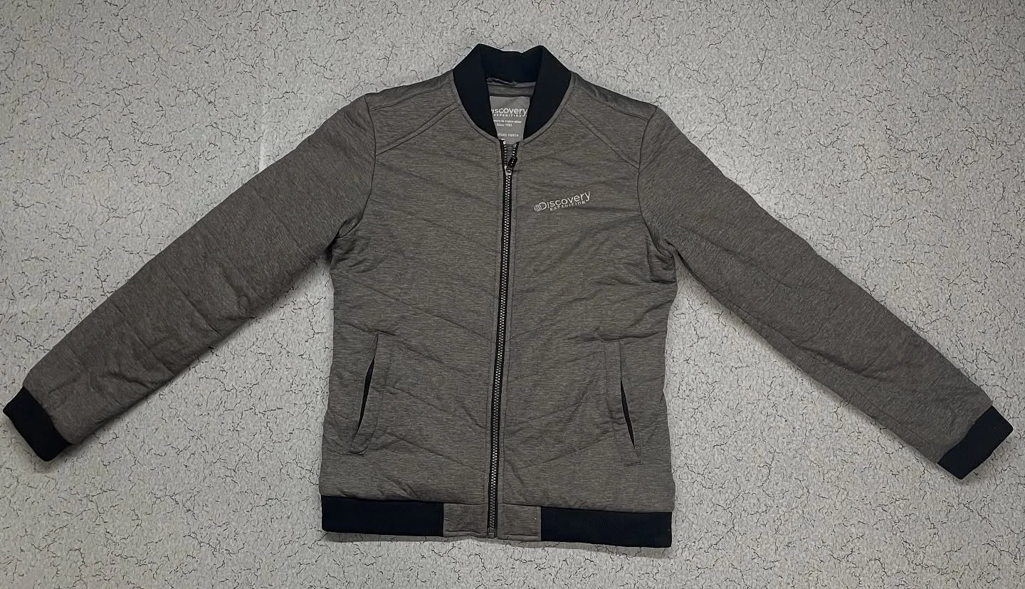 Discovery Expedition Puffer Jacket Size S Grey