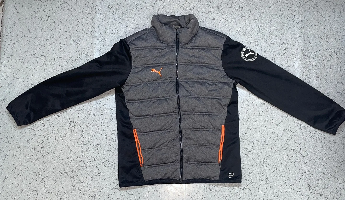 Puma Puffer Jacket Size Grey S