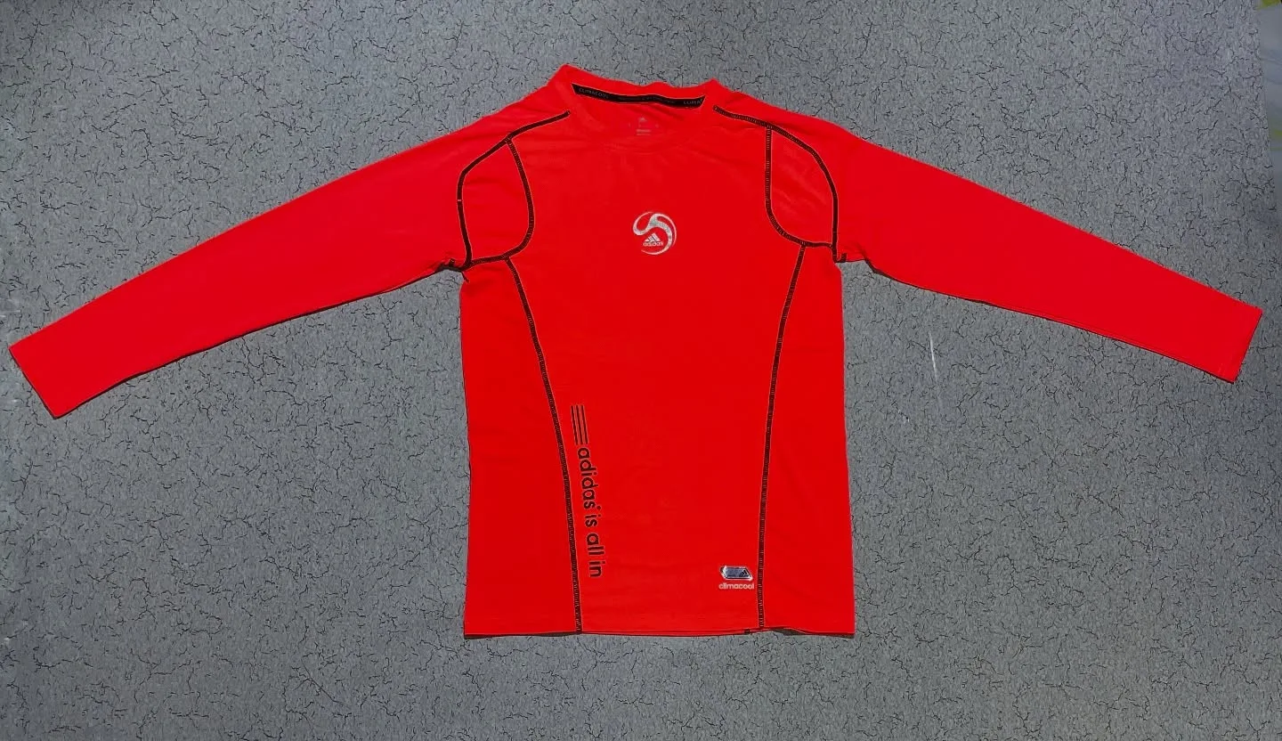 Adidas Compression Full Sleeve Tshirt Size M Colour Red