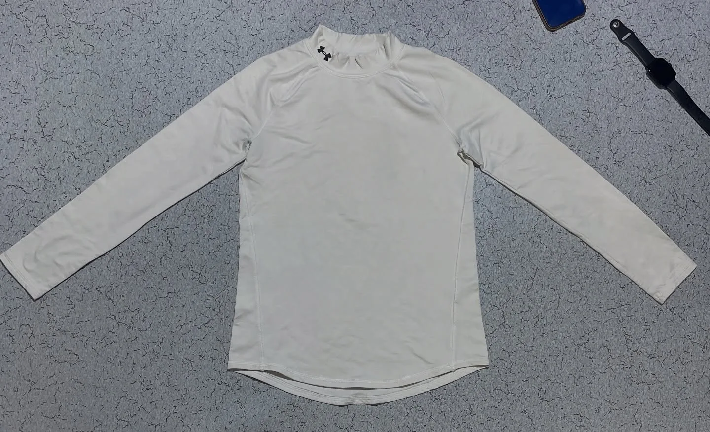 Under Armour High Neck Compression White S