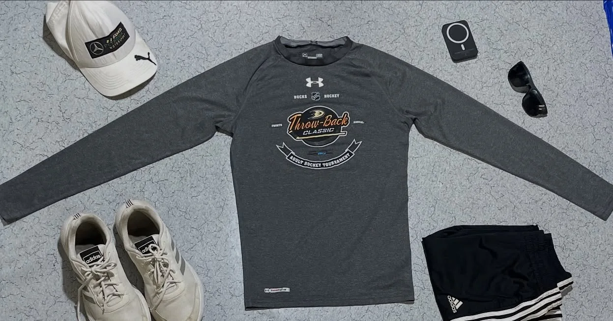 Under Armour Compression Full Sleeve Tshirt Size S Grey