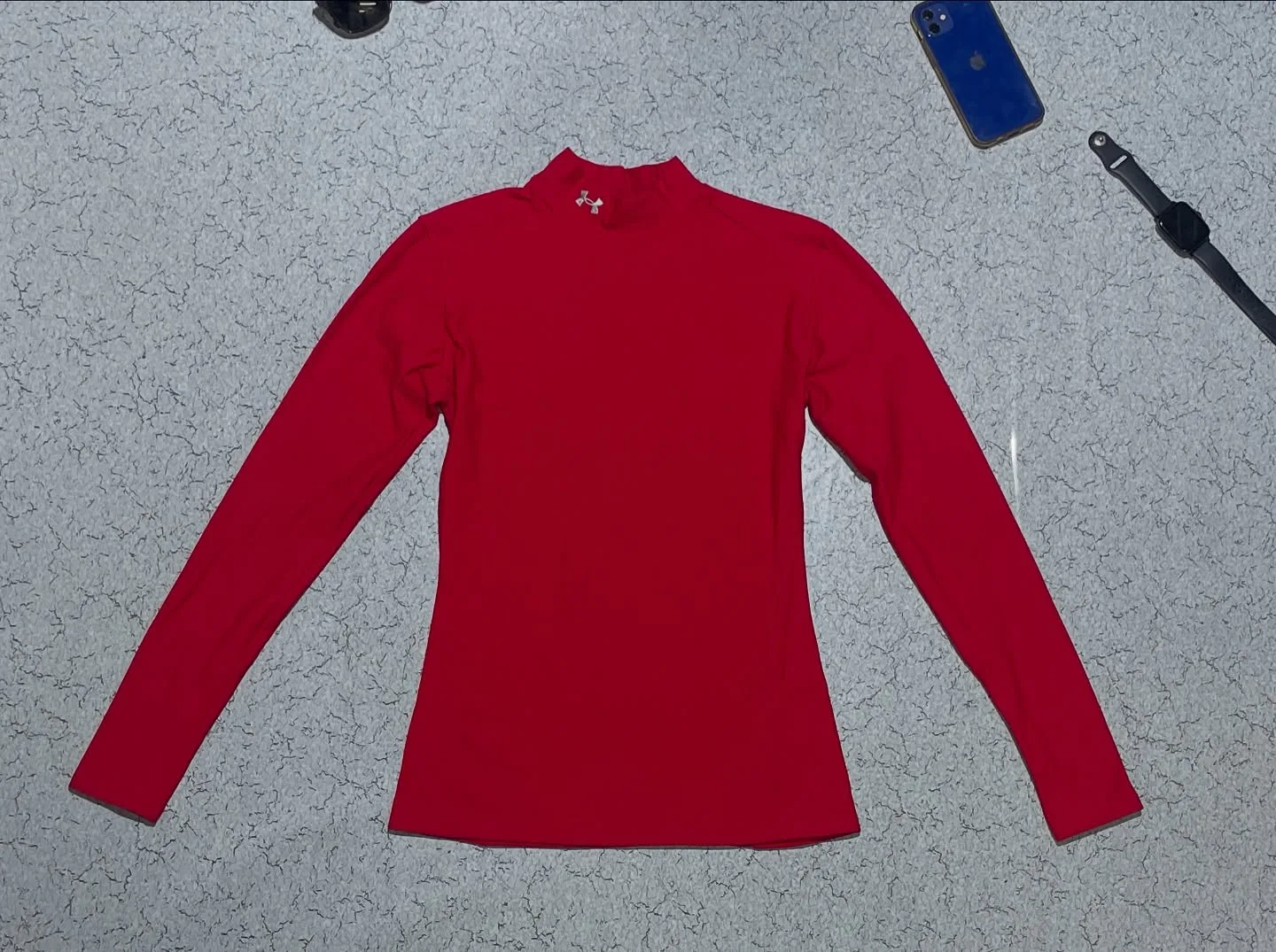 Under Armour Coldgear Compression Tshirt Red Xs