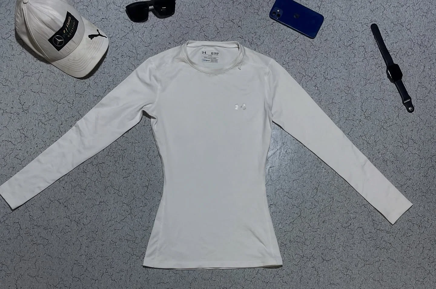 Under Armour ColdGear Women's Compression Tshirt White XS