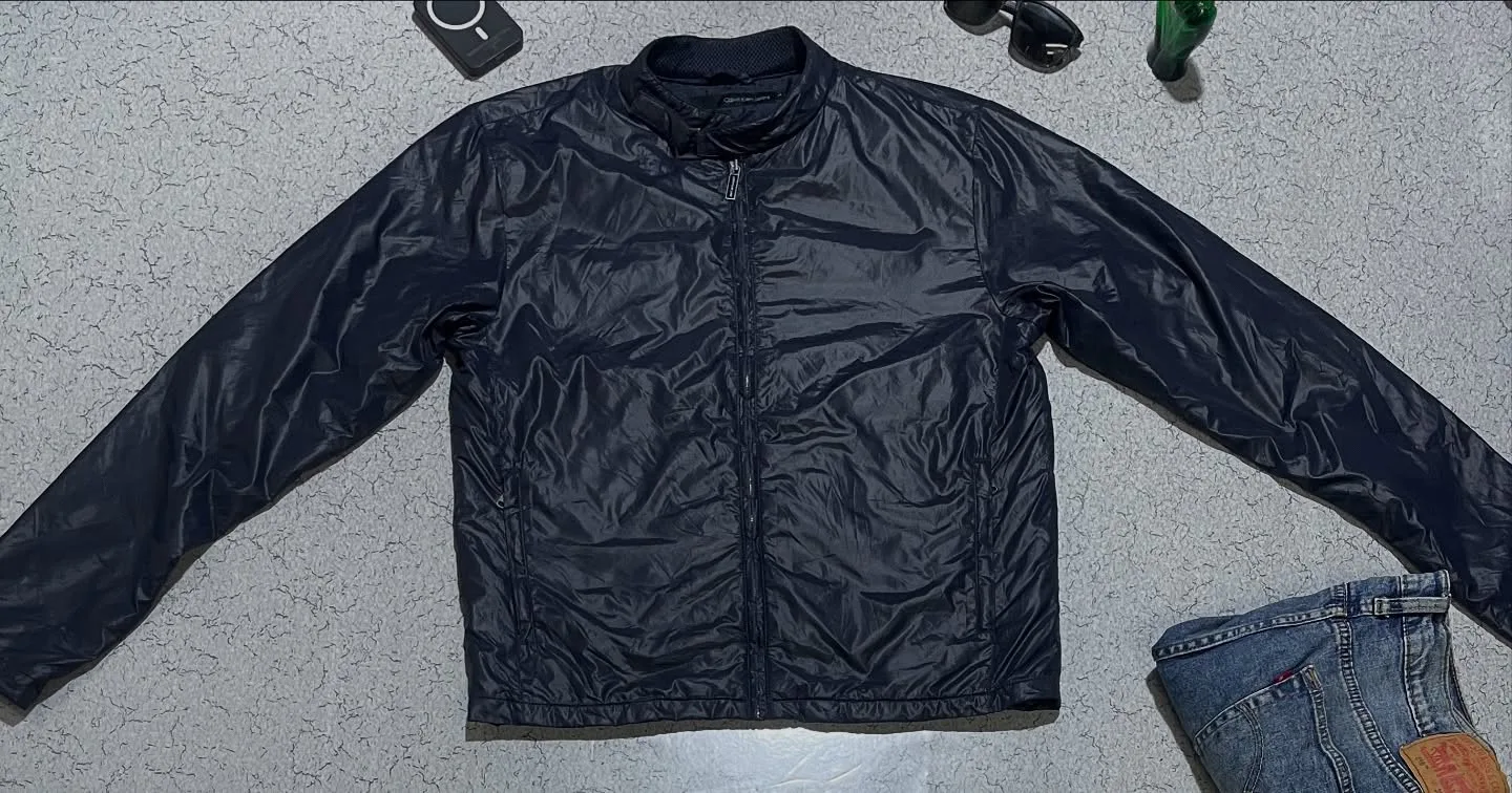 Calvin Klein Jeans Winter Jacket Shining Black Size L