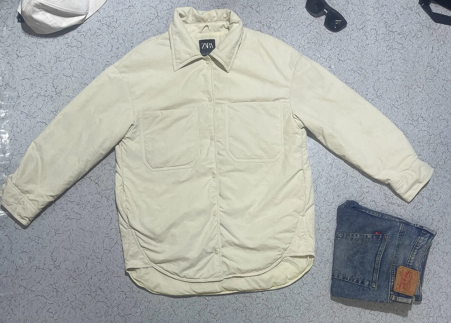 Zara Bomber Button Jacket size XL