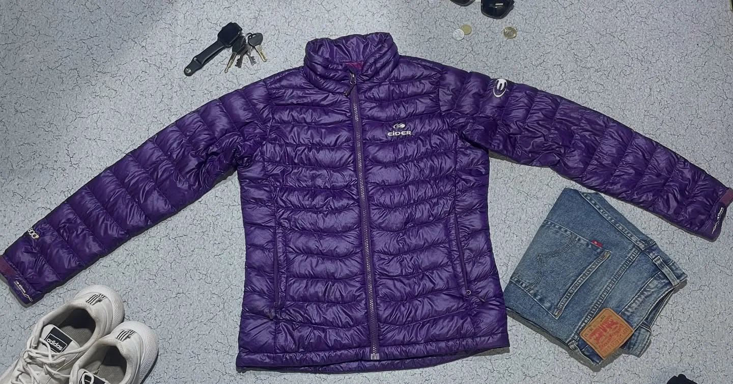Eider 800 Puffer Dark Purle Jacket Size S