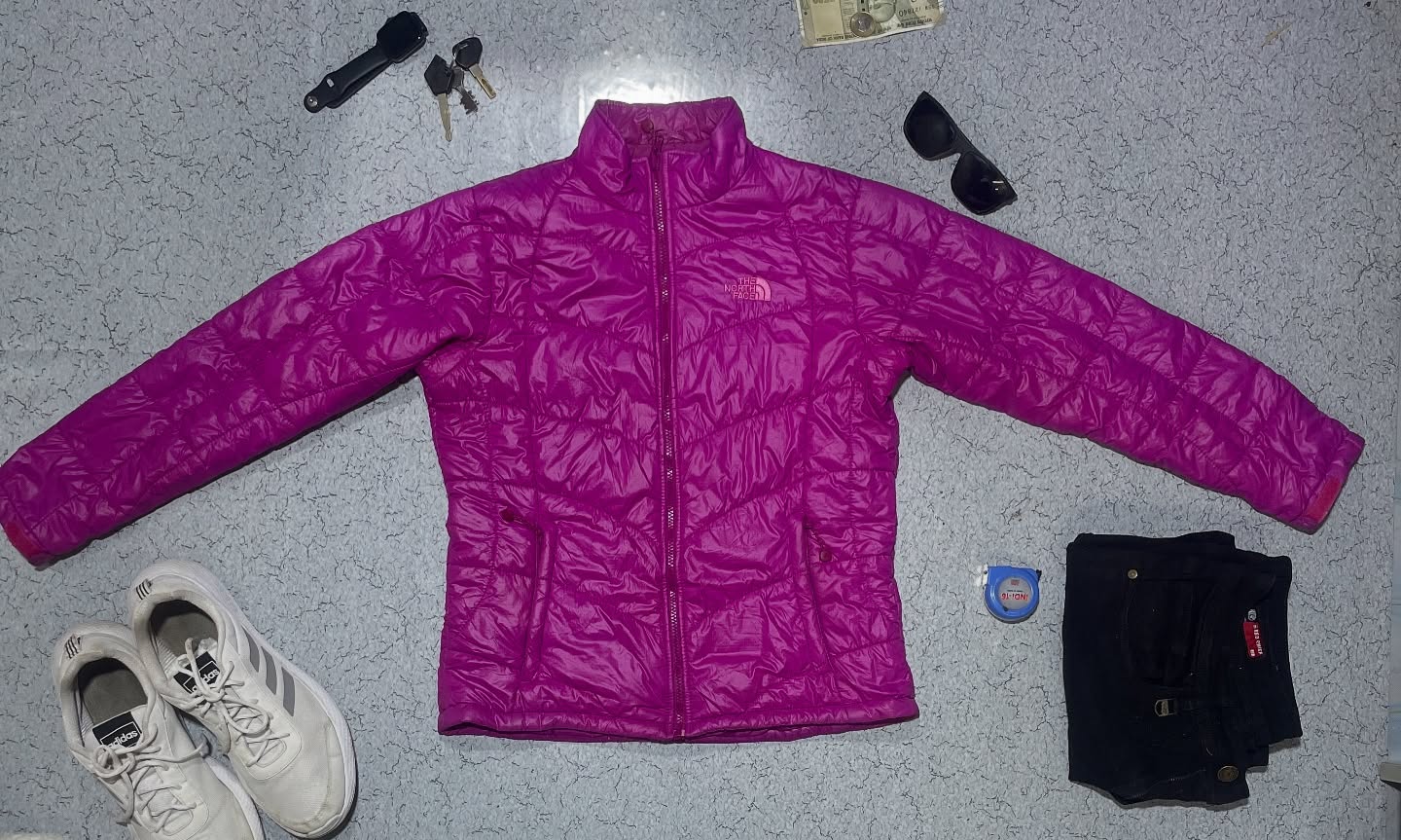 The North Face Puffer Jacket Size M Pink