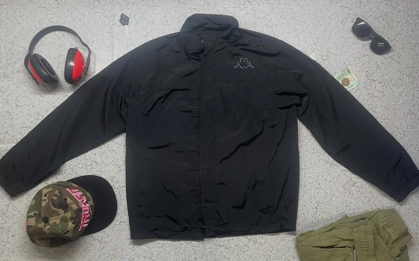 Kappa WindCheater Jacket Black L