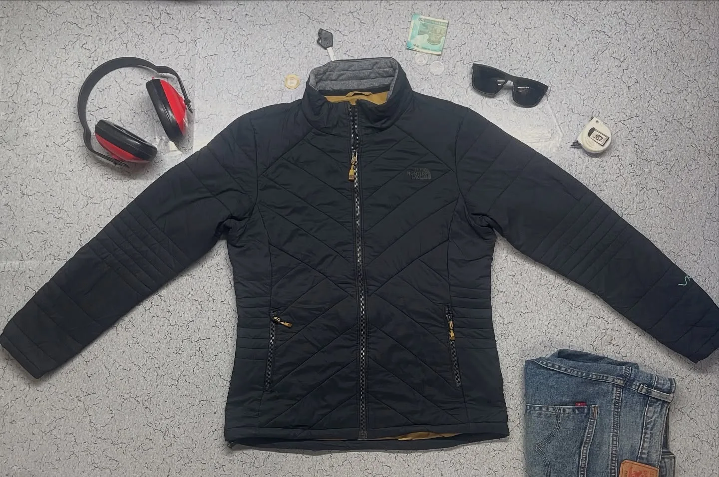 The North Face Puffer Jacket Size S Black
