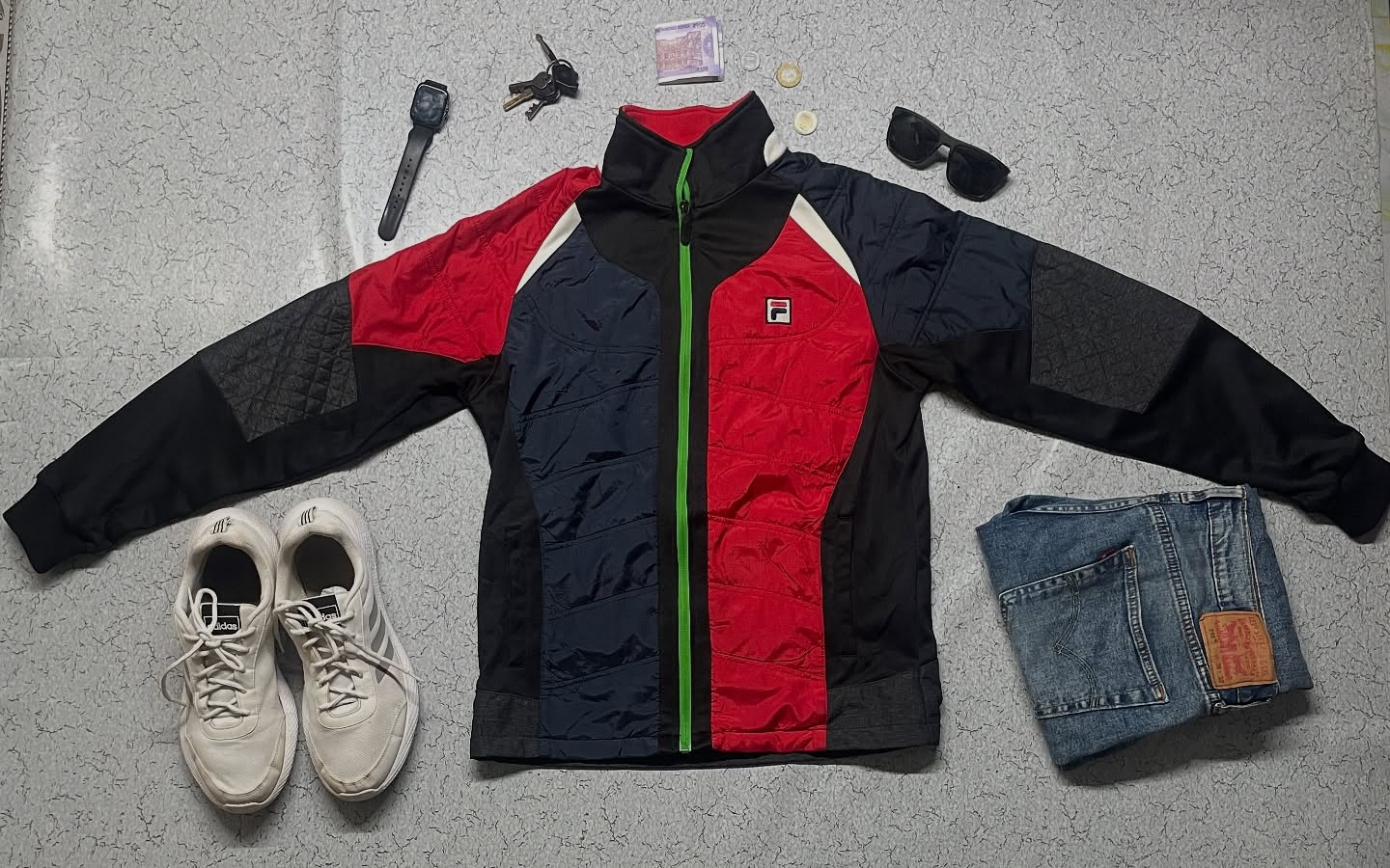 Fila Bella Italia Winter Track Jacket Size M