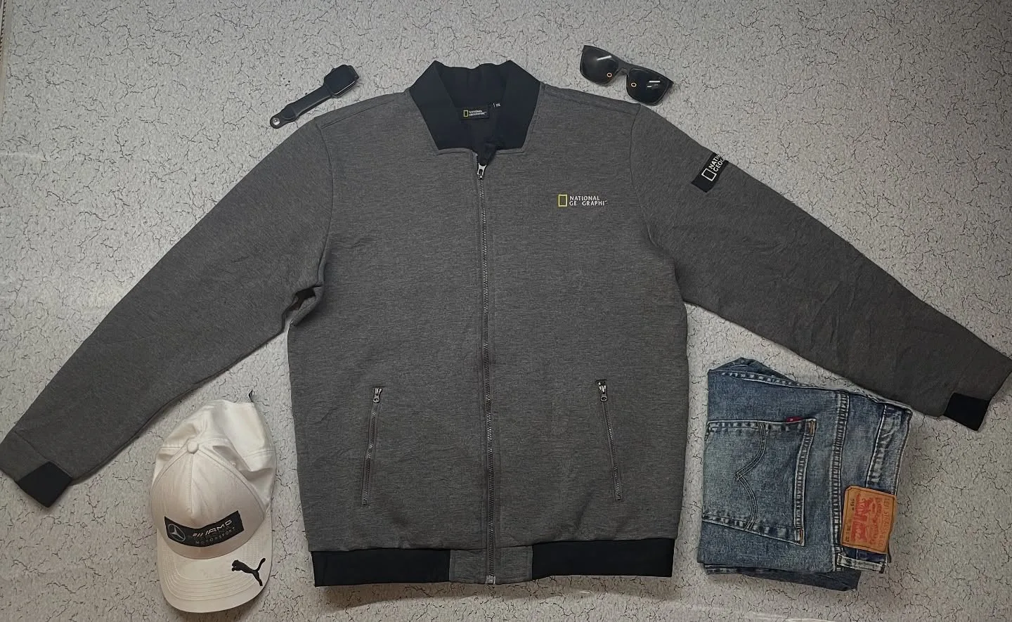 National Geographic Jacket Grey L