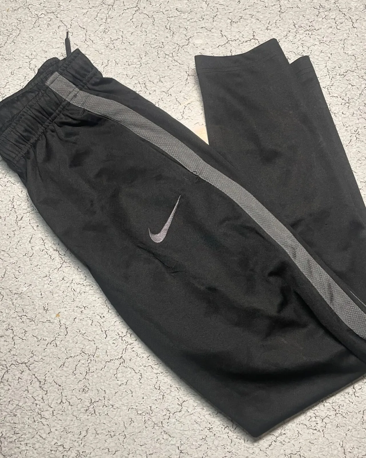 Nike Dri-FIT Training Track Pants Black/Grey | Size Small