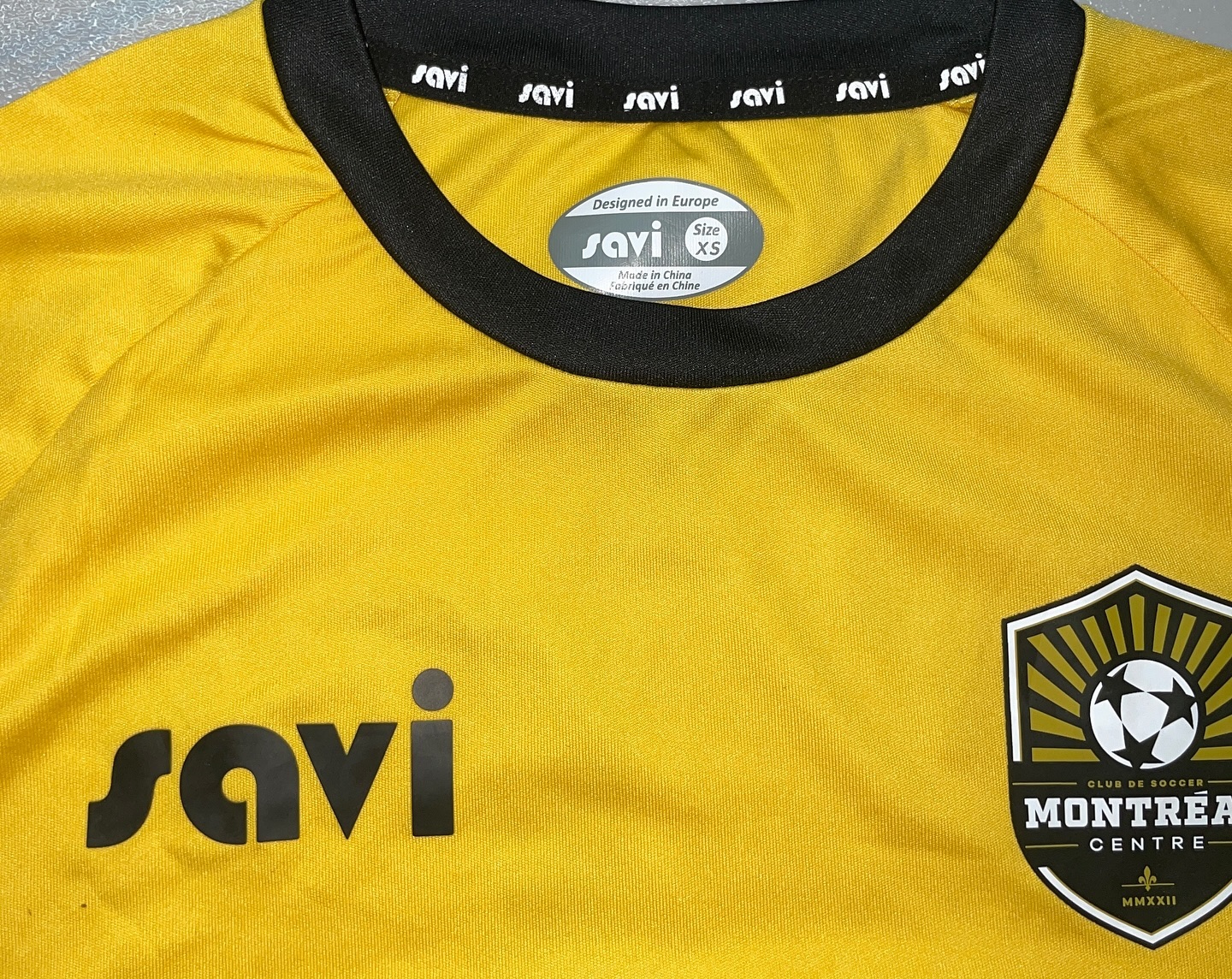 Savi Football Jersey Yellow Colour Size Xs