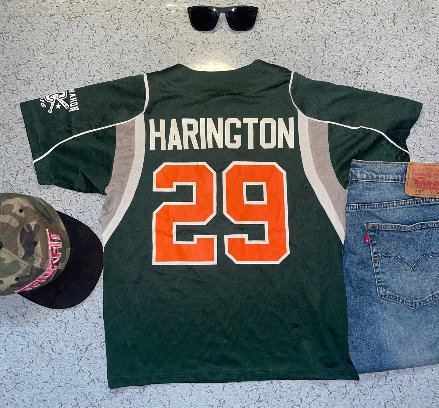 Baseball Jersey Size M Colour Green
