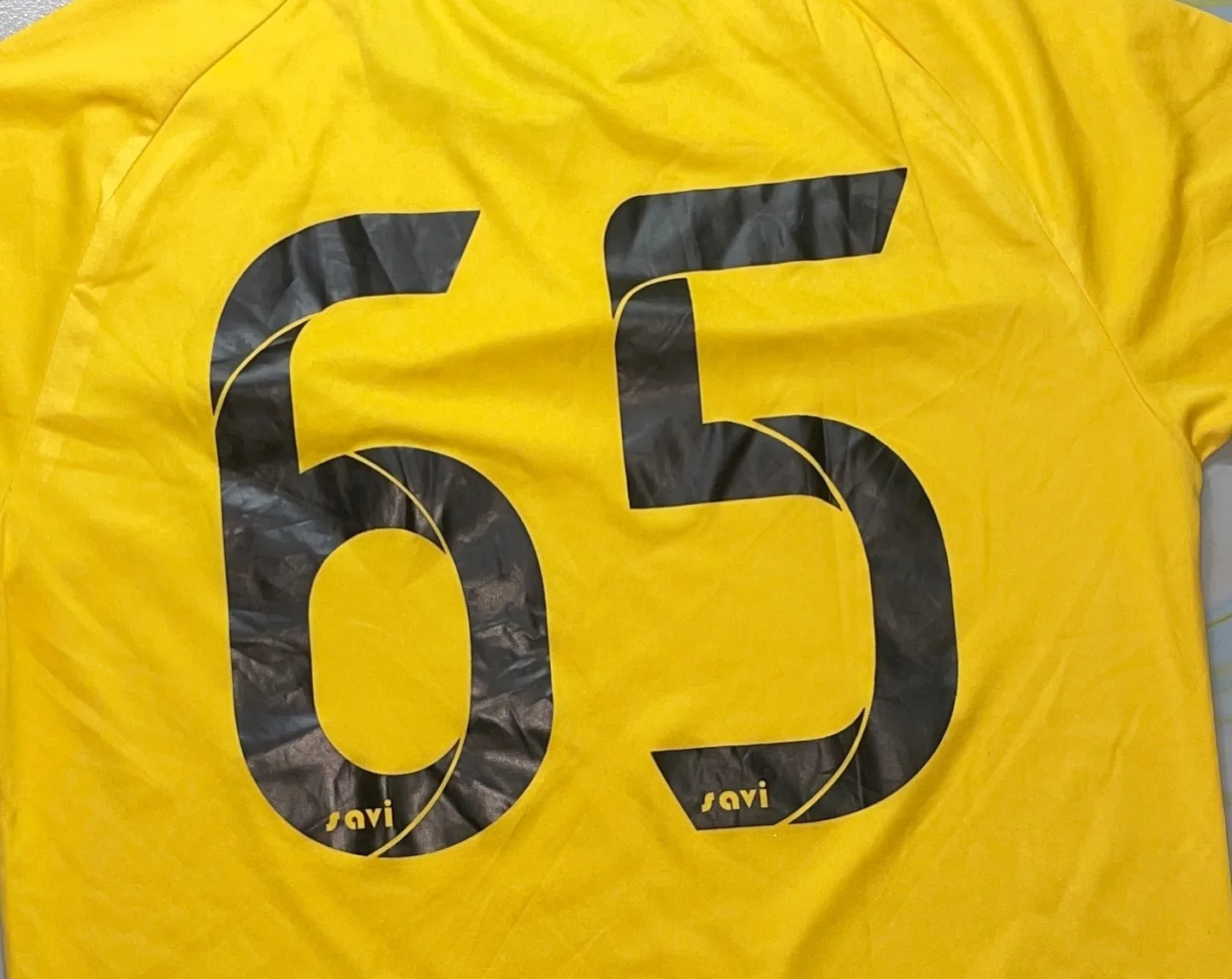 Savi Football Jersey Yellow Colour Size Xs