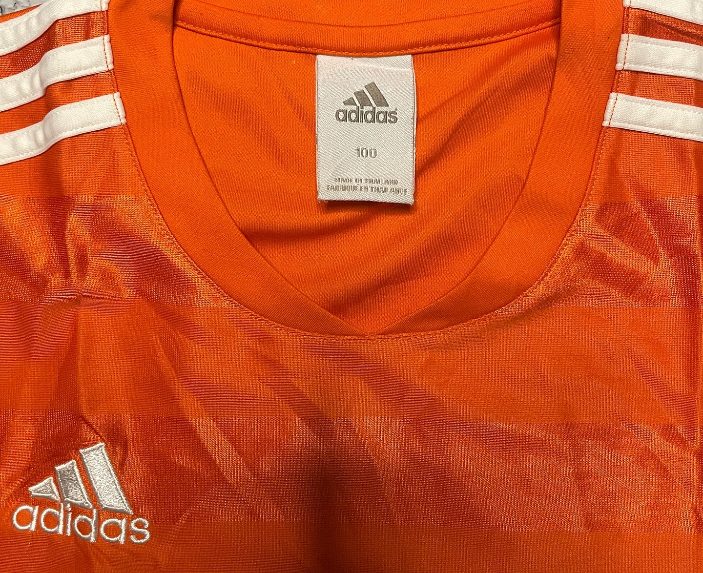 Adidas Orange Jersey Size M