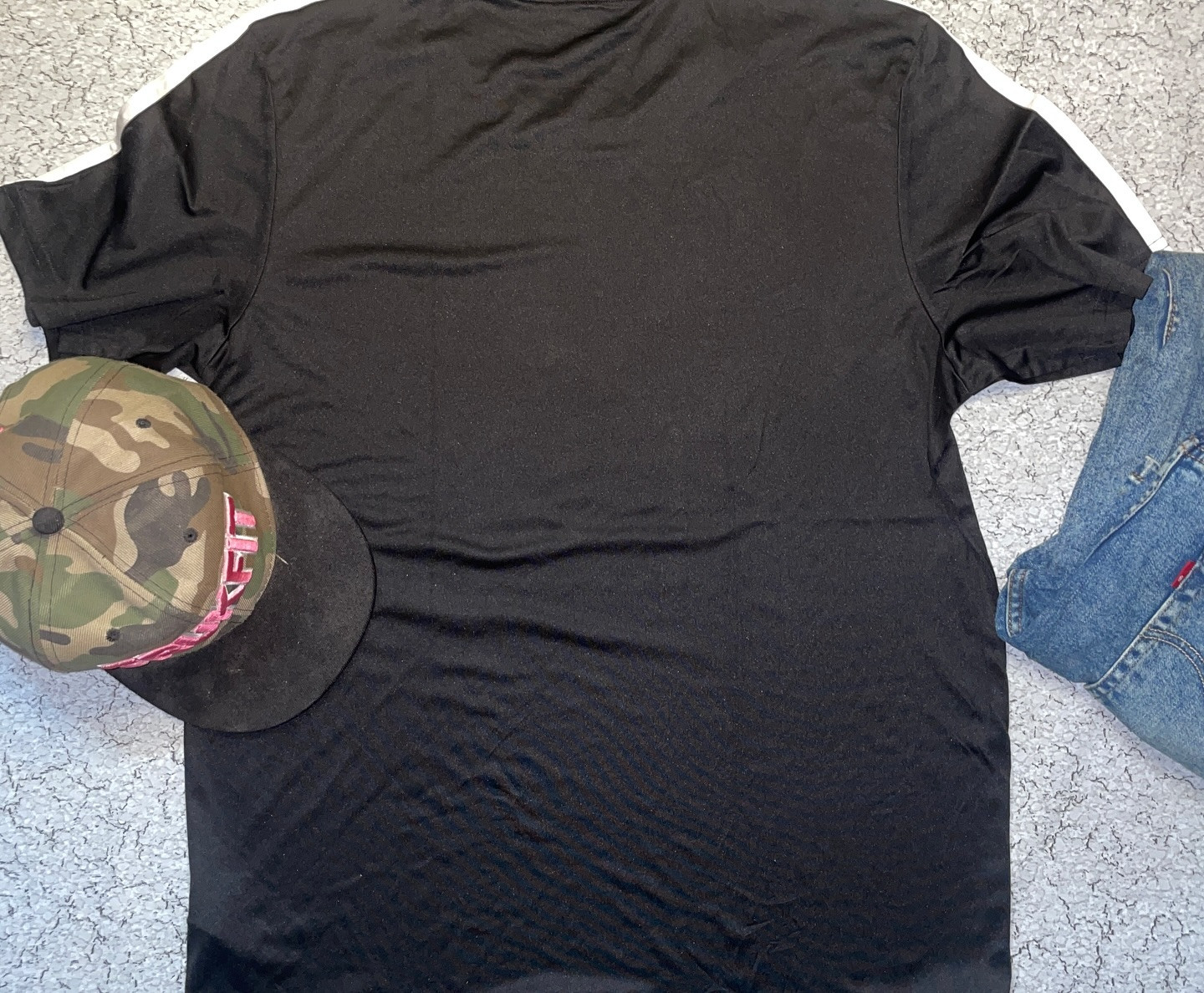 Adidas Climelite Hafl Sleeve Tshirt Black-L