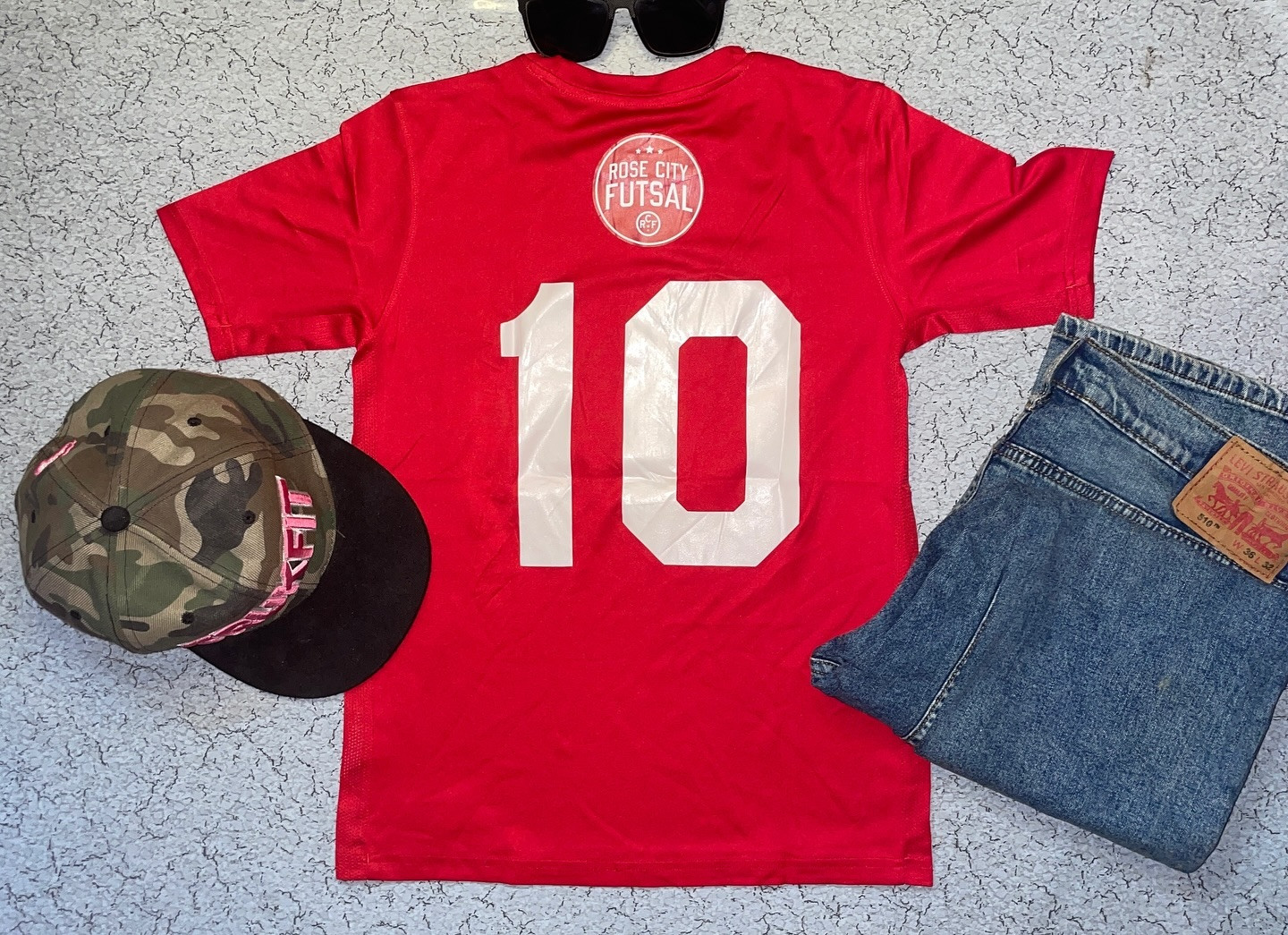 Nike Dri Fit Bose City Red Jersey