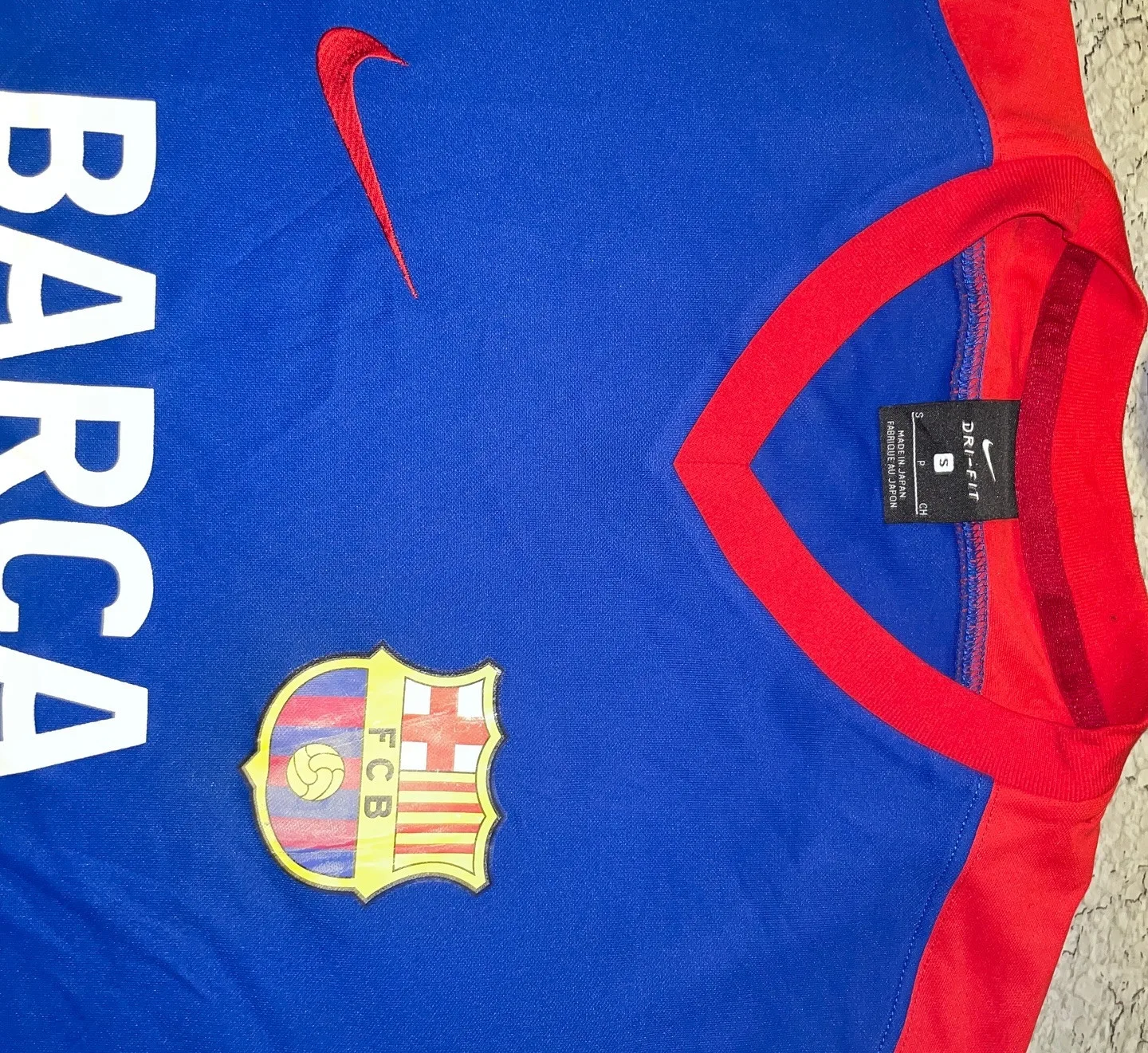 Nike Barca Jersey Size M Nike