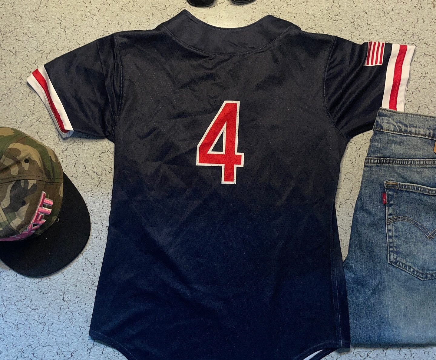 All Americans Baseball Jersey Size S