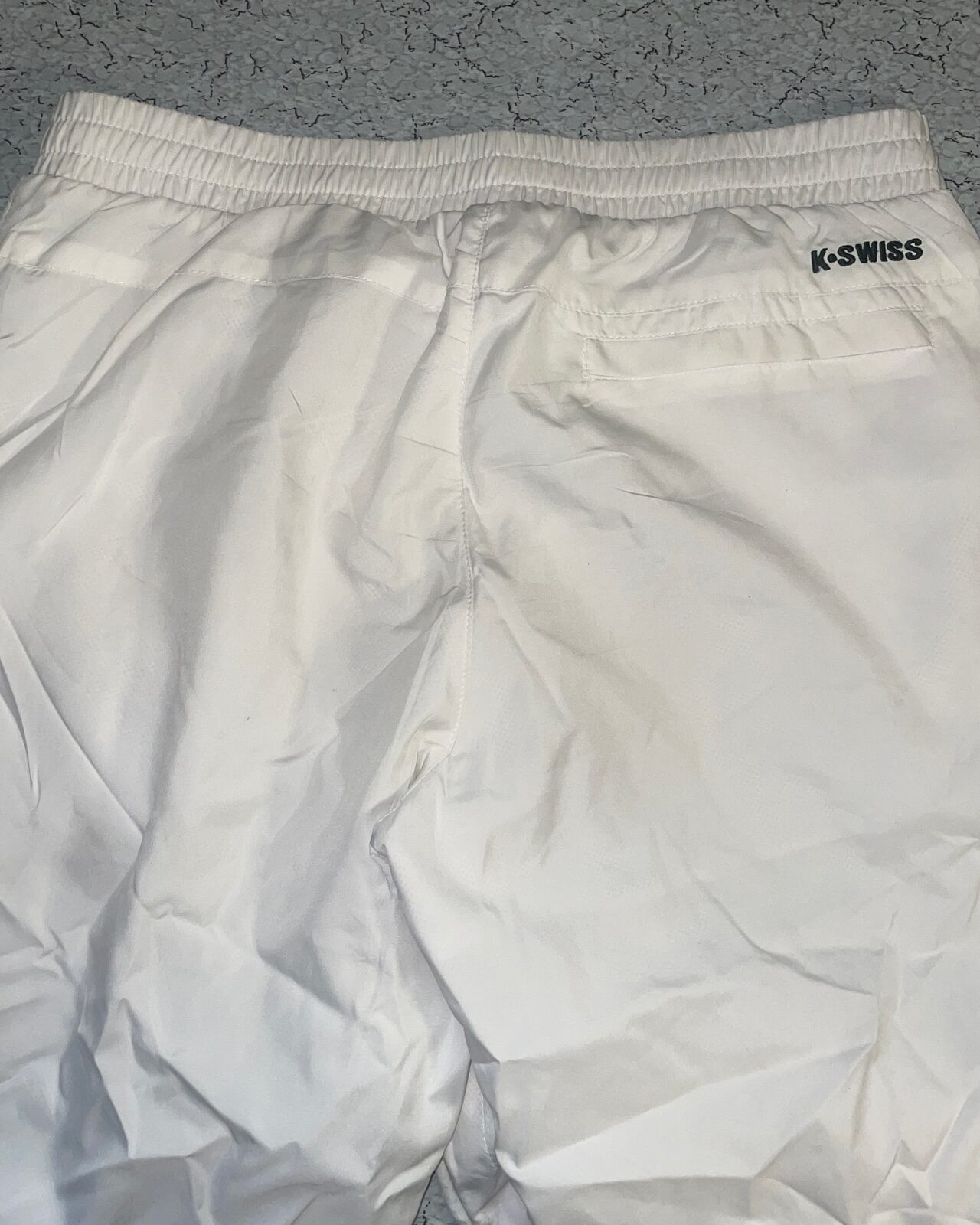 KWISS TRACK PANT SIZE M WHITE