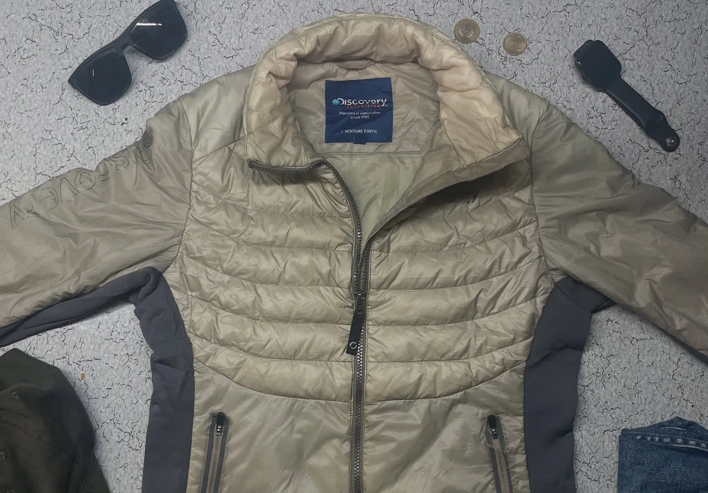 Discovery Expedition Venture Forth Puffer Jacket Beige S