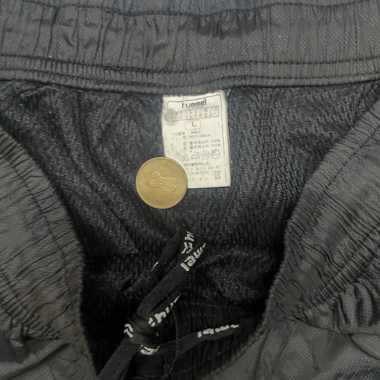 HUMMEL TRACK PANT SIZE M BLACK COLOUR