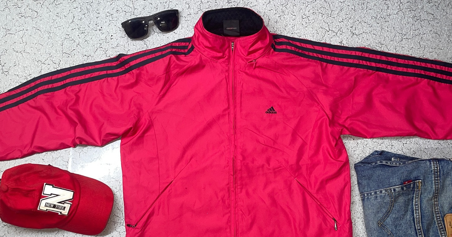 Adidas Track Jacket Women Size L Pink