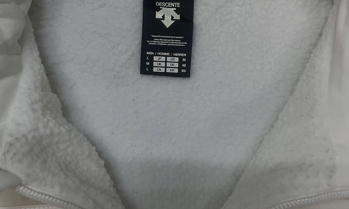 Descente Mens Swiss Ski Team Hooded Jacket White L