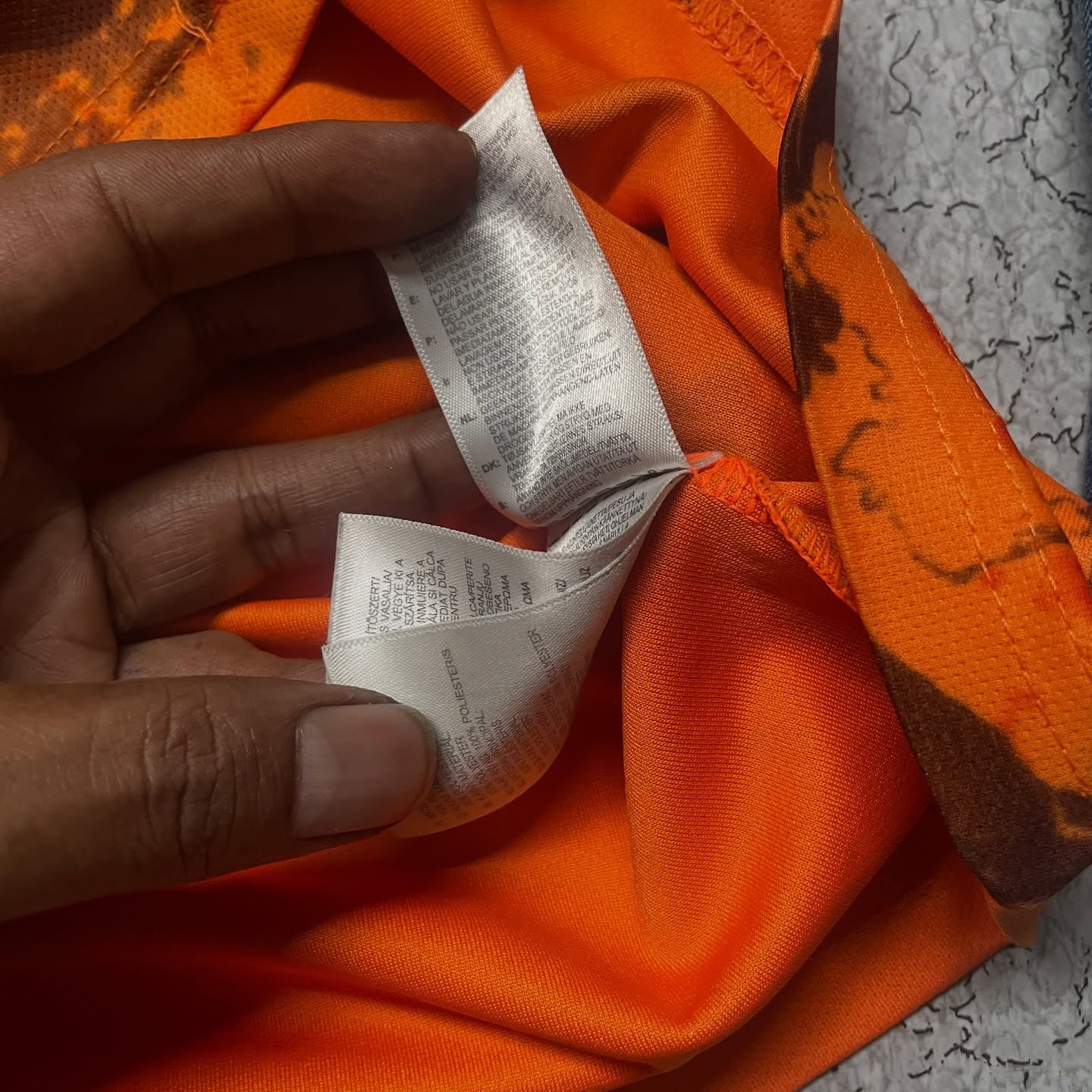 Adidas Jeep Orange Jersey Size L