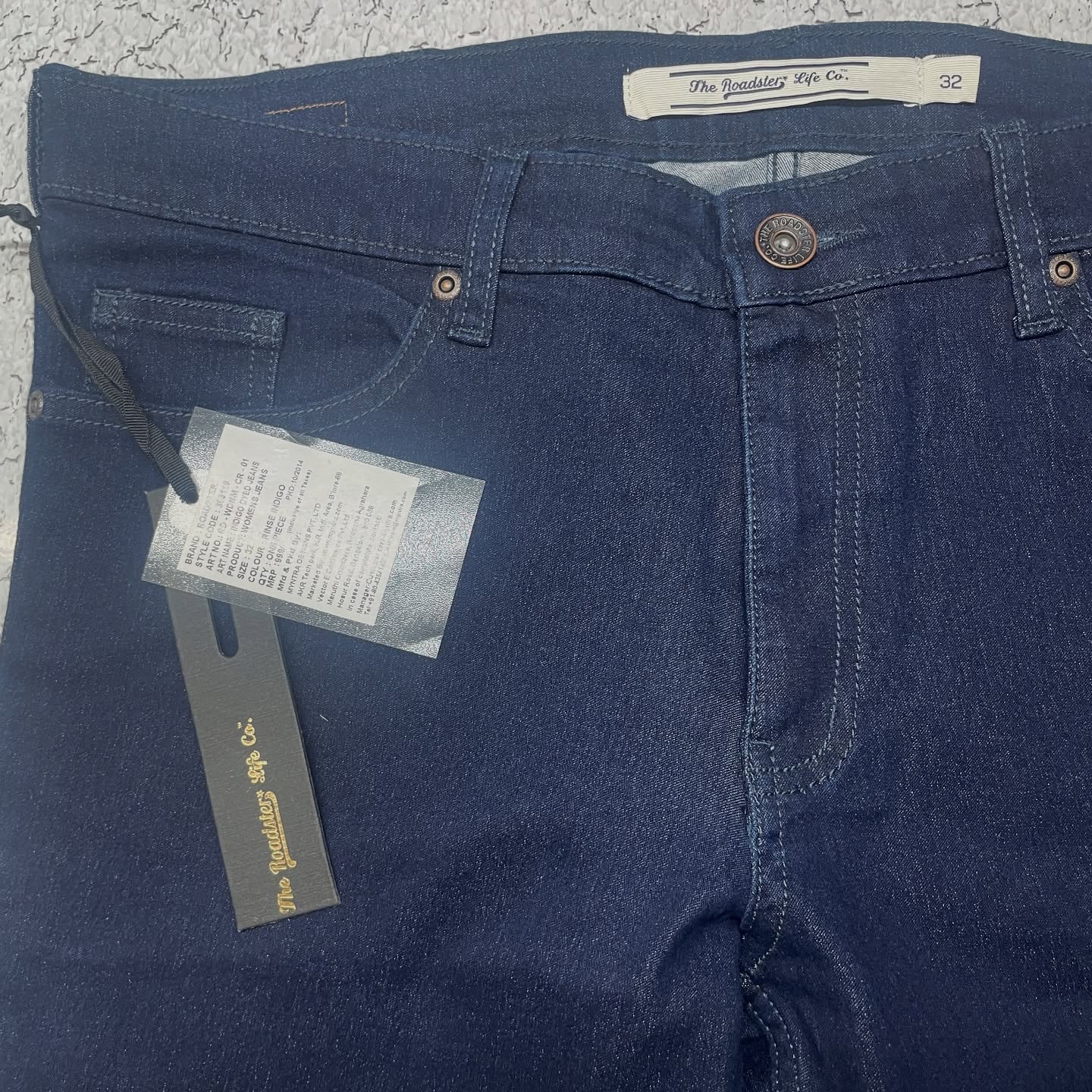 ROADSTER WOMEN'S JEANS DARK BLUE SIZE 32