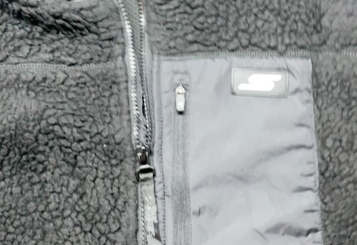 Sketchers Fleece Jacket Size L Black