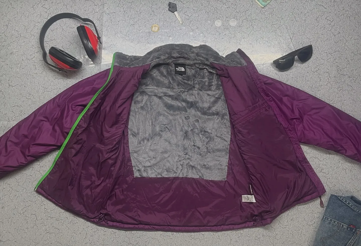 THE NORTH FACE WOMEN'S PUFFER JACKET SIZE S PURPLE