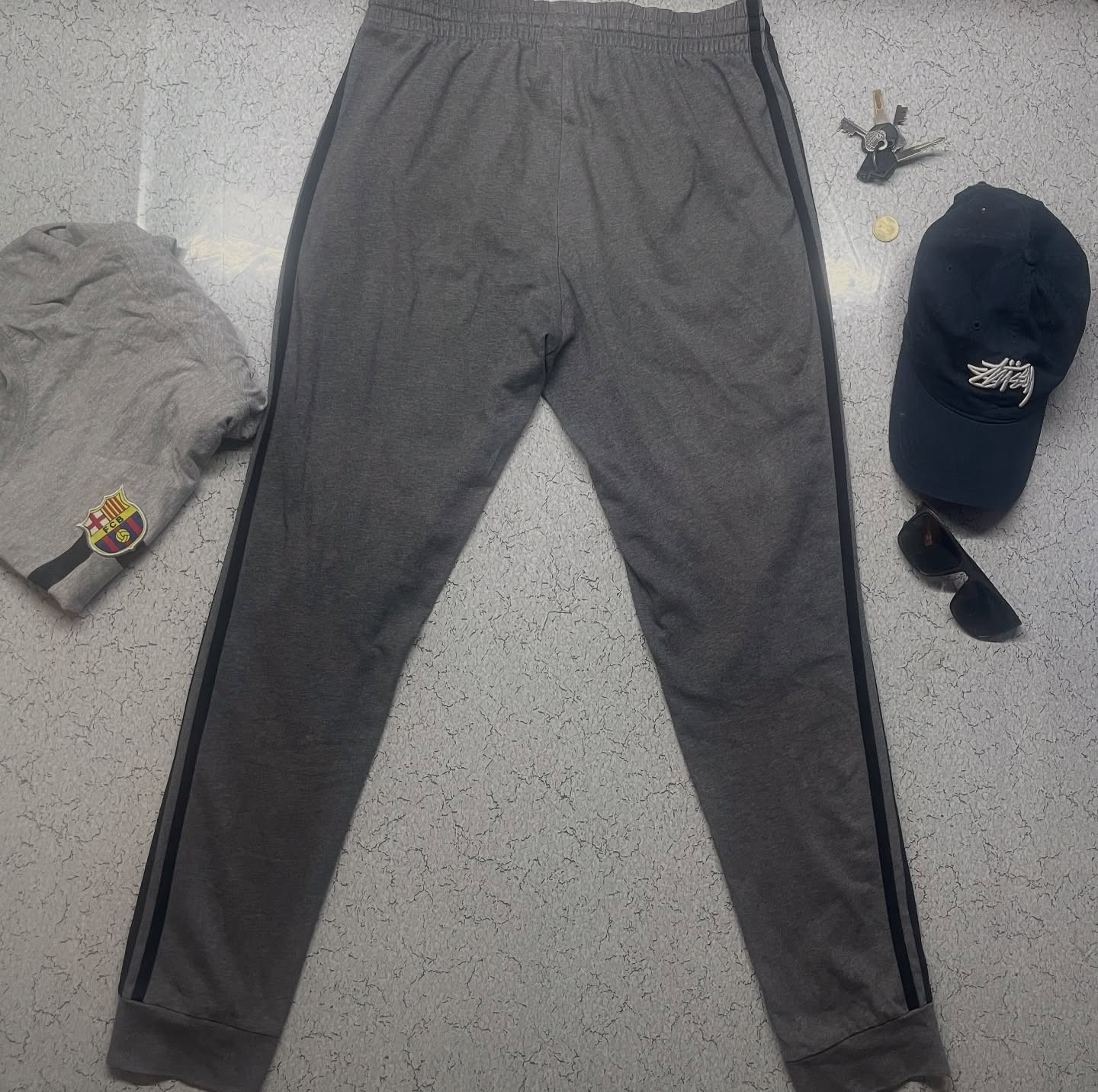 Adidas Track Pant Grey Size M