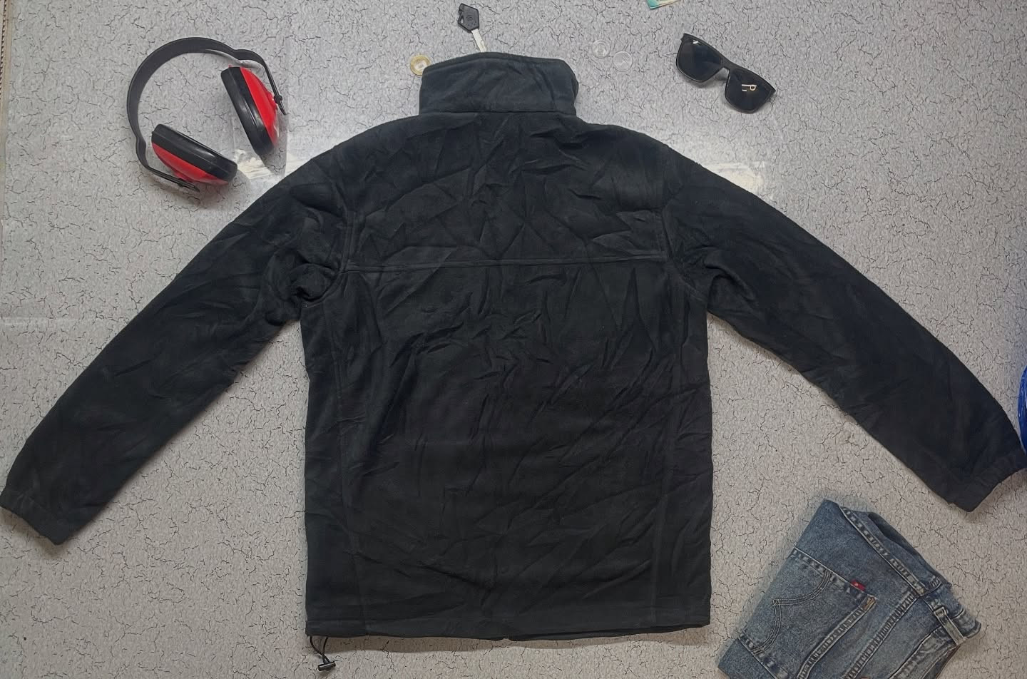 Columbia Fleece Jacket Size Dark Grey Xl