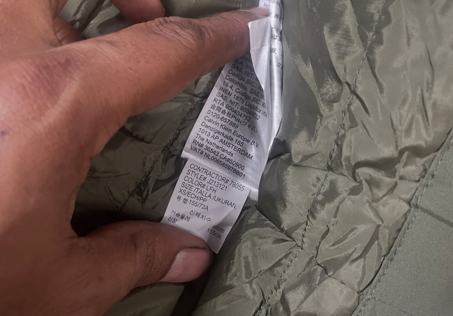 Calvin Klein Jeans Parka Jacket Size M