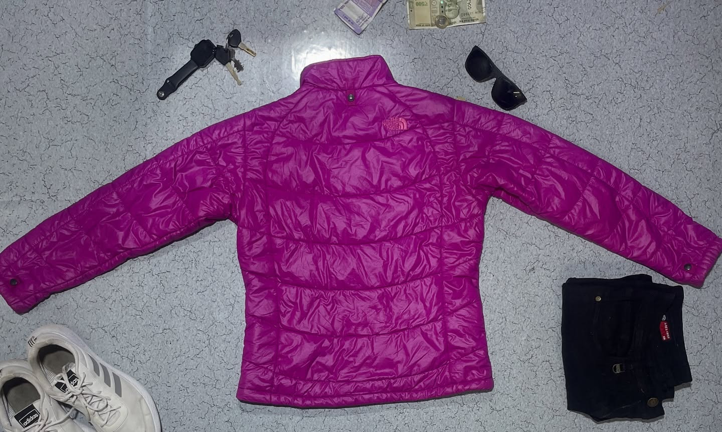 The North Face Puffer Jacket Size M Pink