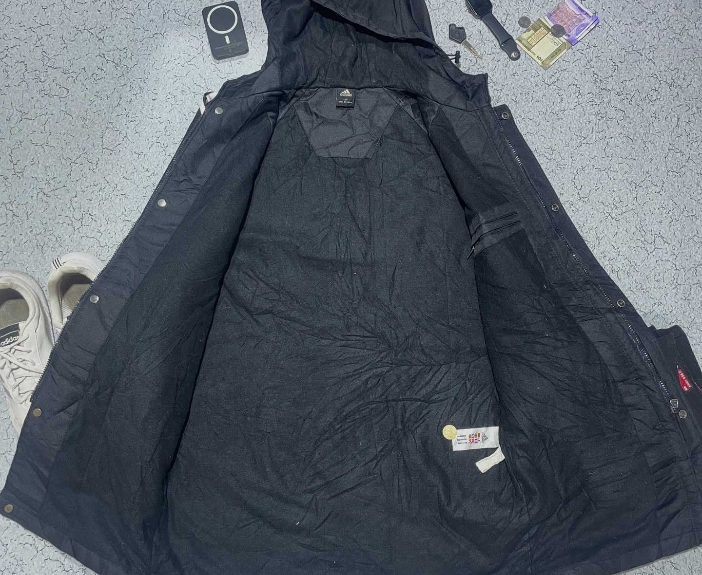Adidas Martial Arts Parka Jacket Black M