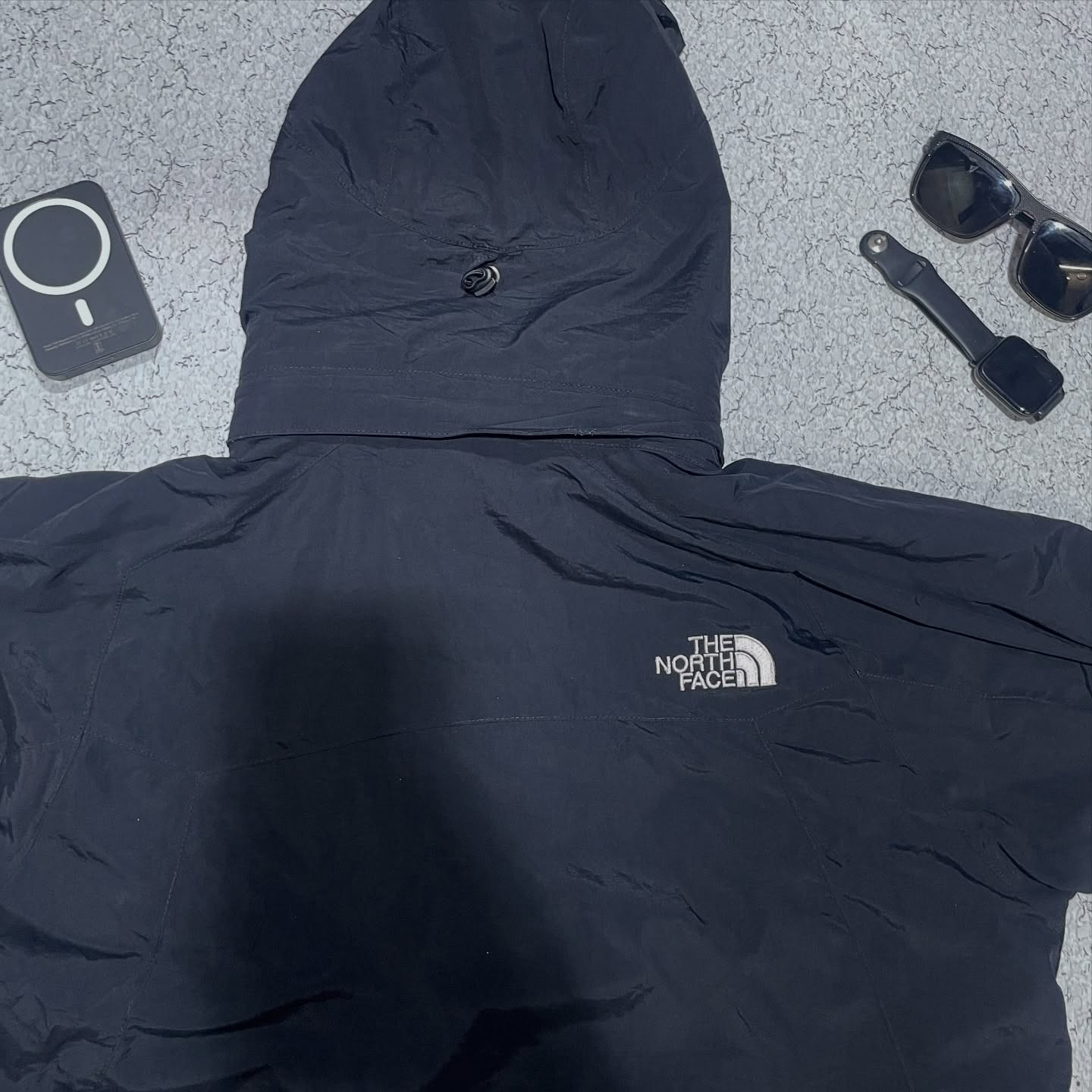 The North Face Hyvent Hoodie Black Jacket Size Xl