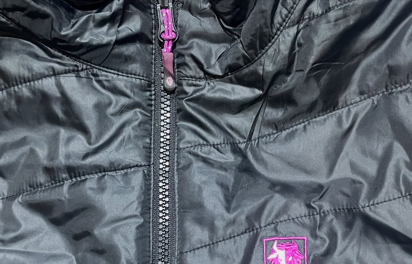 Blackyak Puffer Jacket Size M Black