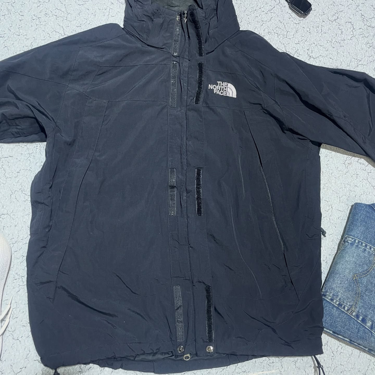 The North Face Hyvent Hoodie Black Jacket Size Xl