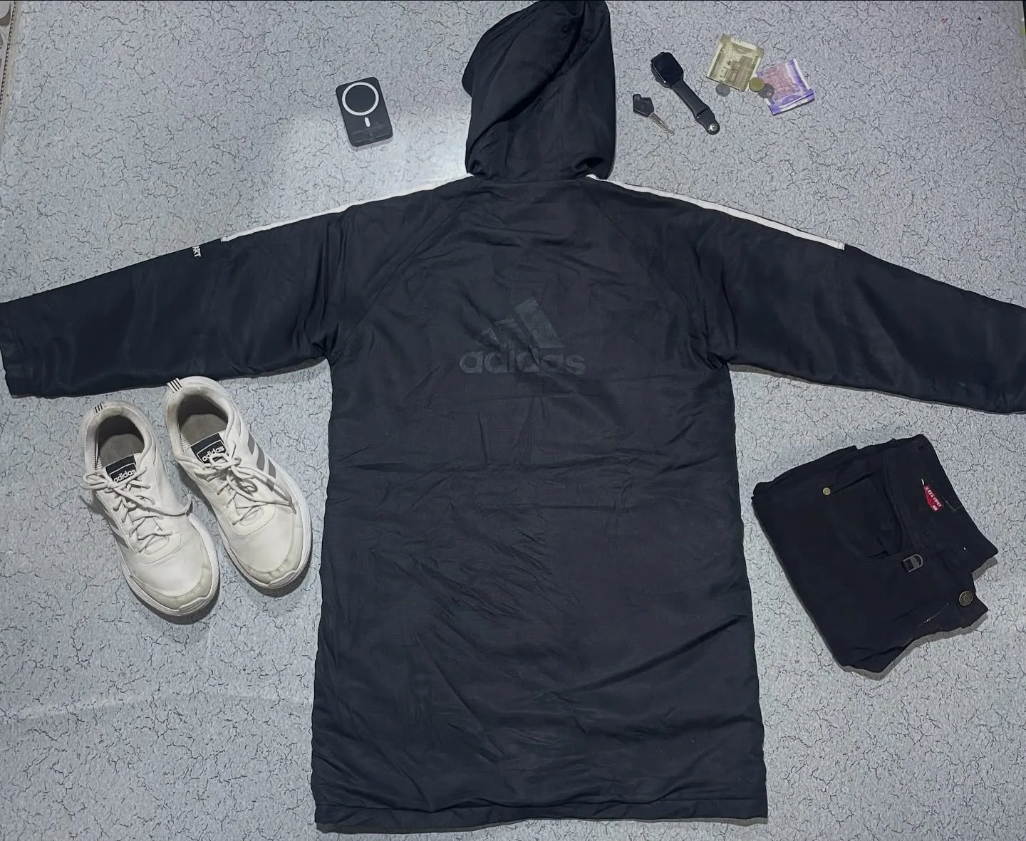 Adidas Martial Arts Parka Jacket Black M