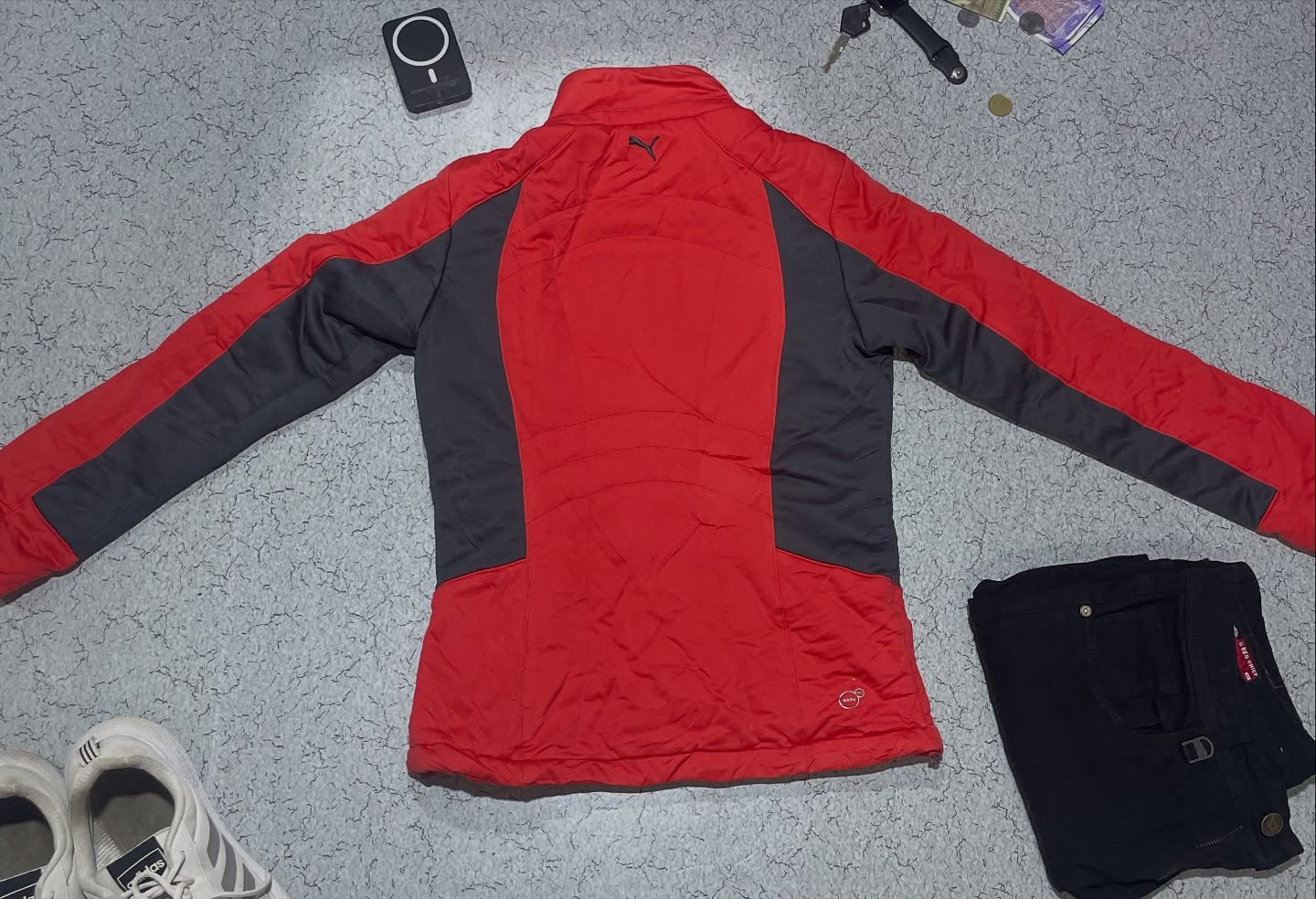 Puma Puffer Jacket Size S Colour Red