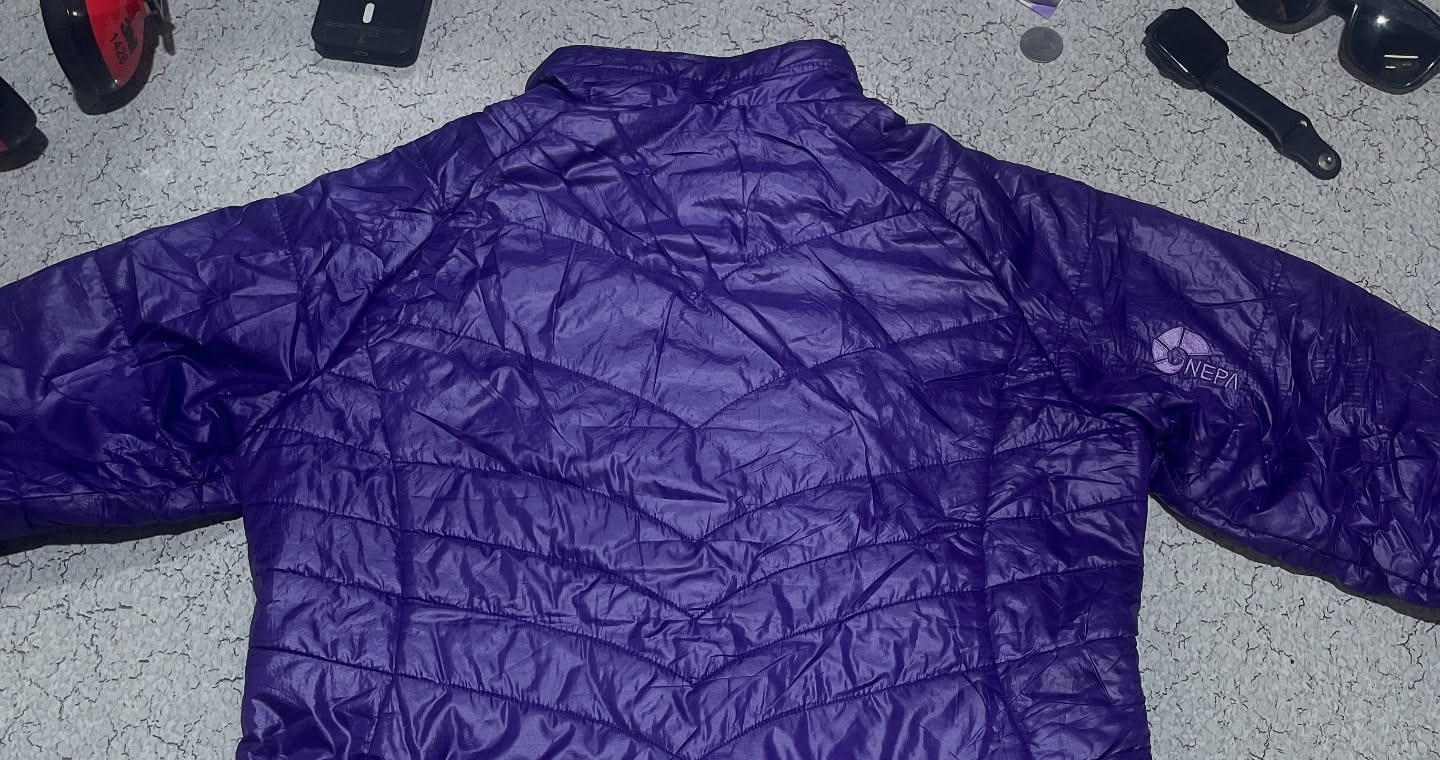 Nepa Puffer Jacket Purple Size S