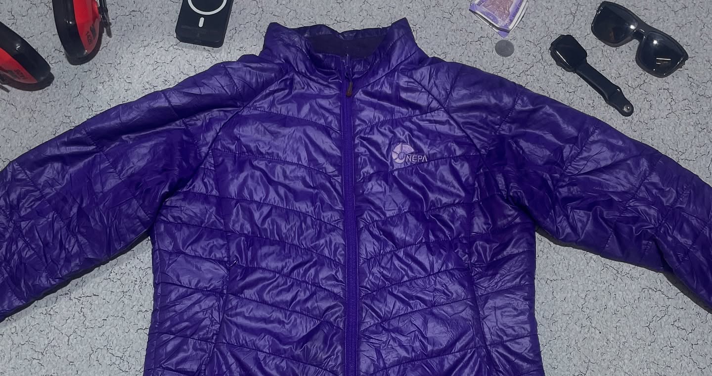 Nepa Puffer Jacket Purple Size S
